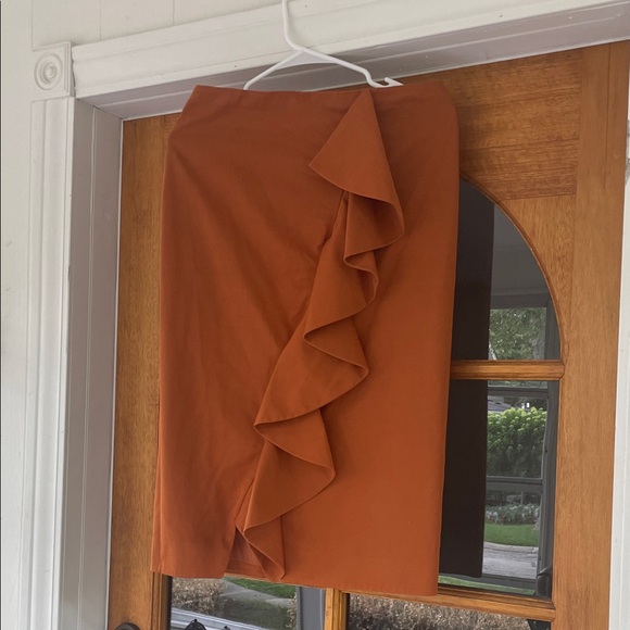 Ted Baker London Dresses & Skirts - Ted Baker burnt orange ruffle skirt